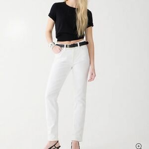 Jcrew 9" vintage slim straight jeans 30 White